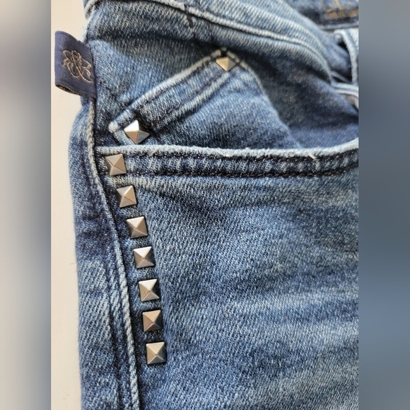 Rock & Republic Fixx Skinny The Slimming Denim Cure Rx Blue 6 M Waist 28 - Picture 8 of 11